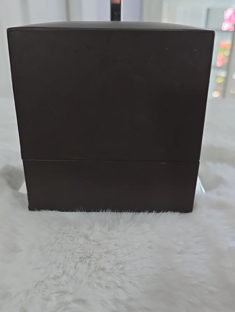 GUCCI Brown Debossed Logo Watch Box